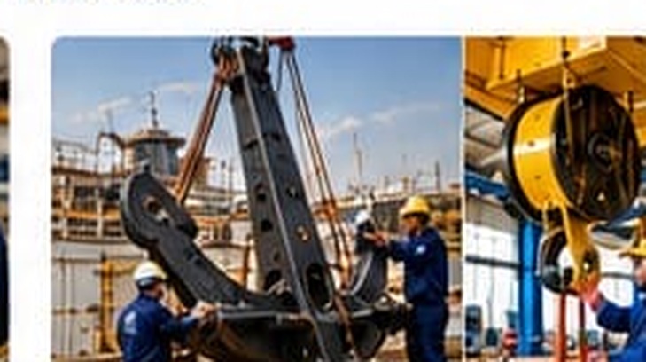 Ships Anchor Shafts & Crane Pulley Repair